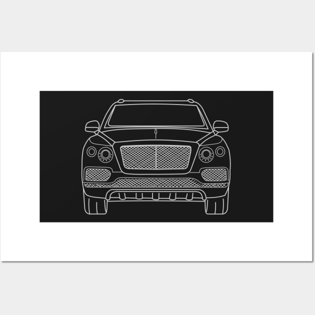 Bentley Bentayga Wall Art by Aurealis